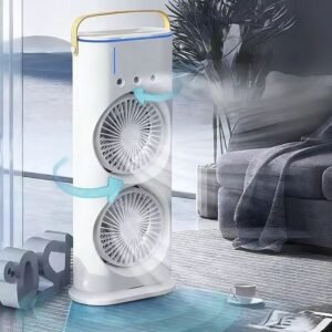 Rechargeable Double Ended Spray Fan with Remote Control